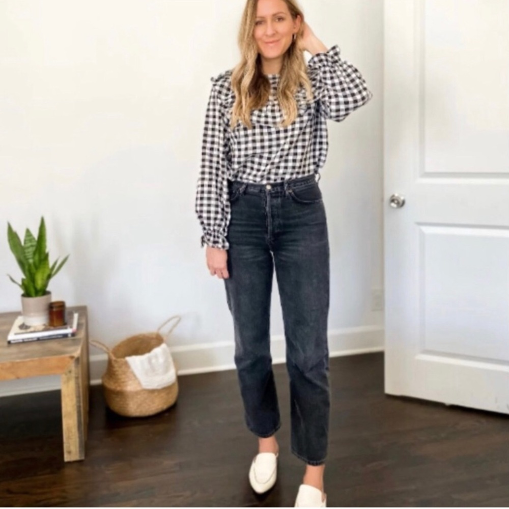 AGOLDE 90's Straight Jean in Photogram Sz 27,29 ankle Straight Leg Relaxed